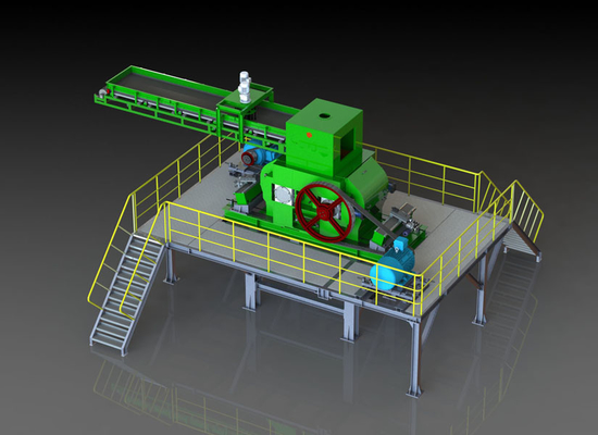 GS1080 ปรับแต่งเครื่องบดม้วน Mill Crusher สำหรับการแปรรูปแร่