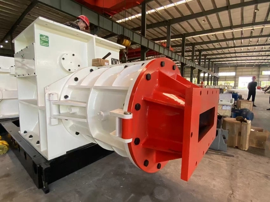 EV45A เครื่องผลิตอิฐดิน extruder วัคิวัมสําหรับการผลิตบล็อกโฮลซิลด์