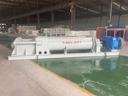 TWGD 3300 เครื่องผสมเพลาคู่แนวนอน Extruder Twin Shaft Mixers