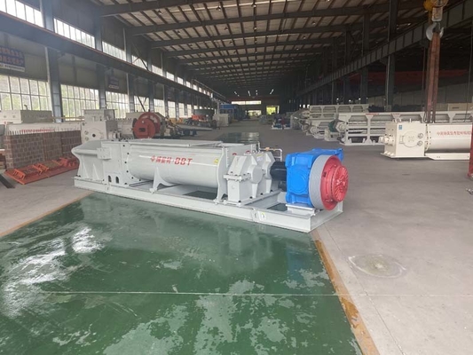 TWGD 3300 เครื่องผสมเพลาคู่แนวนอน Extruder Twin Shaft Mixers
