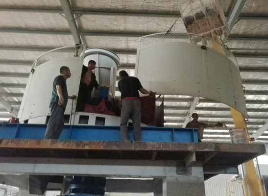 สายการผลิตอิฐ Wet Pan Mill น้ำหนัก 65200 กก. ที่กำหนดเอง