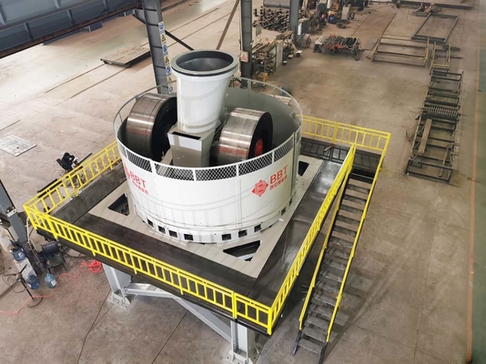 TWPM160 Wet Pan Gold Grinding Mill สำหรับการแปรรูปวัสดุ