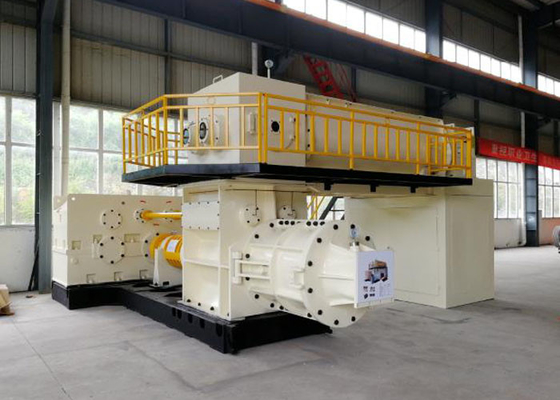 BBT 4.0Mpa สายการผลิตอิฐดินเหนียวเครื่องอัดรีดสูญญากาศเครื่องทำอิฐอัตโนมัติ