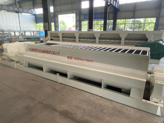 เครื่องผสมพายเพลาคู่ 75KW 60 - 110T / H เครื่องผสมสกรูคู่สำหรับการบด