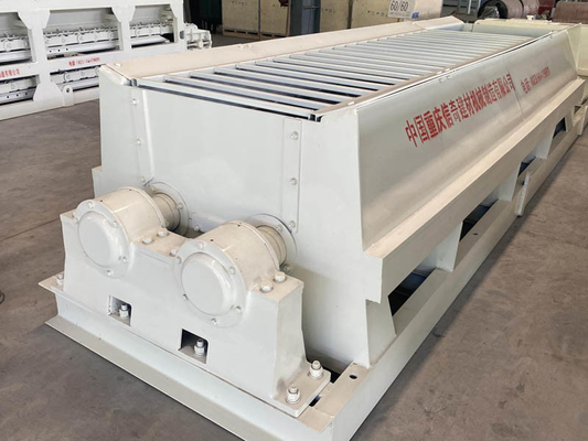เครื่องผสมพายเพลาคู่ 75KW 60 - 110T / H เครื่องผสมสกรูคู่สำหรับการบด