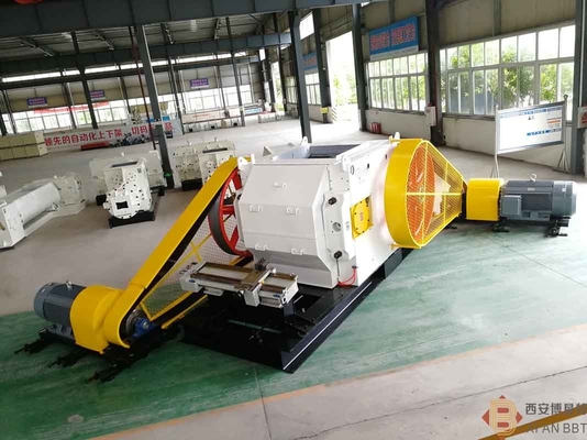 GS1412 Fine Roller Crusher Machine เครื่องบดละเอียดเม็ดละเอียดความเร็วสูง