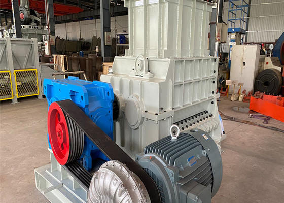 AC Motor Double Toothed Roll Crusher สำหรับการแปรรูปวัตถุดิบ