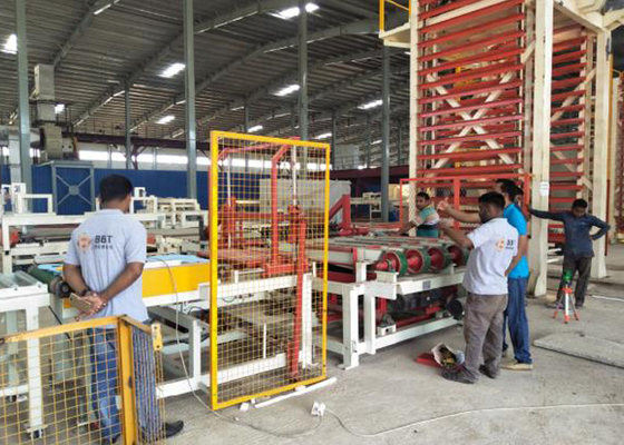 เครื่องอบอิฐดินเผาเครื่องขนถ่ายระบบอัตโนมัติได้รับการรับรอง ISO9001