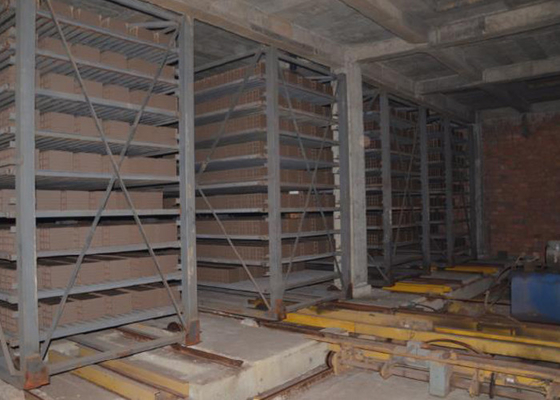 สายการผลิตอิฐโคลนอัตโนมัติ ห้องอบอุโมงค์ ISO9001 Approved