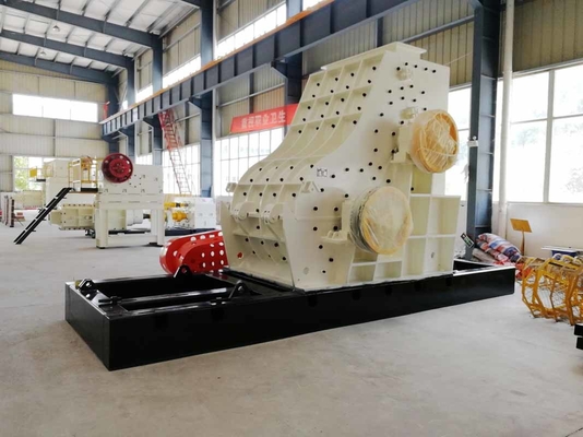 อุปกรณ์แปรรูปแร่ที่กำหนดเอง 220V / 380V Double Rotor Hammer Crusher