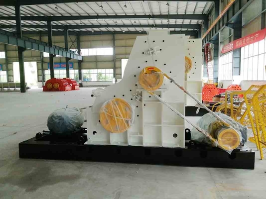 220V / 380V อุปกรณ์แปรรูปแร่ธาตุ Double Roller Crusher Hammer Mill
