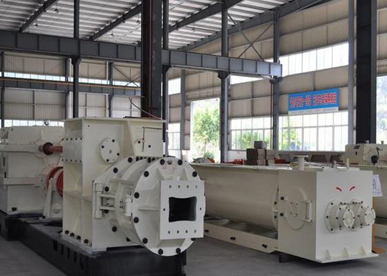 Clay Fly Ash Brick Making Equipment Hollow Block vacuum extruder การสร้างเครื่องจักร