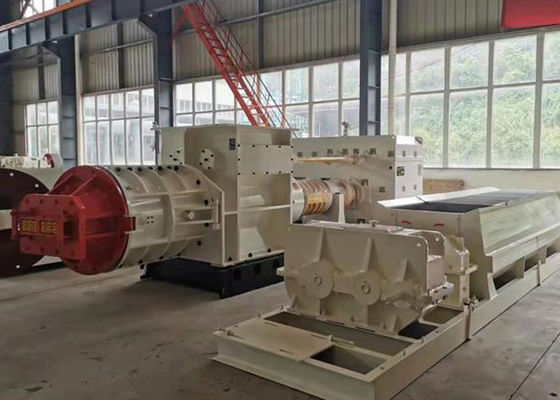 Clay Fly Ash Brick Making Equipment Hollow Block vacuum extruder การสร้างเครื่องจักร