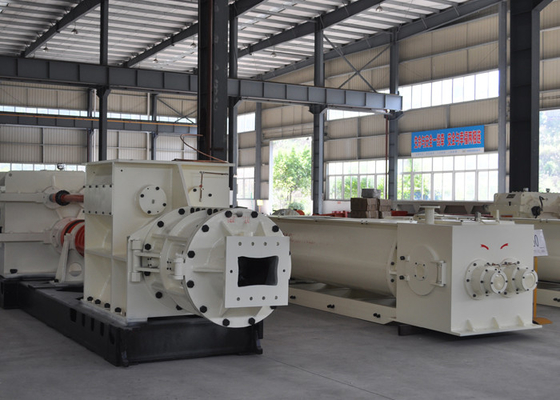 Hollow Clay เครื่องทำอิฐอัตโนมัติสูญญากาศ Extruding