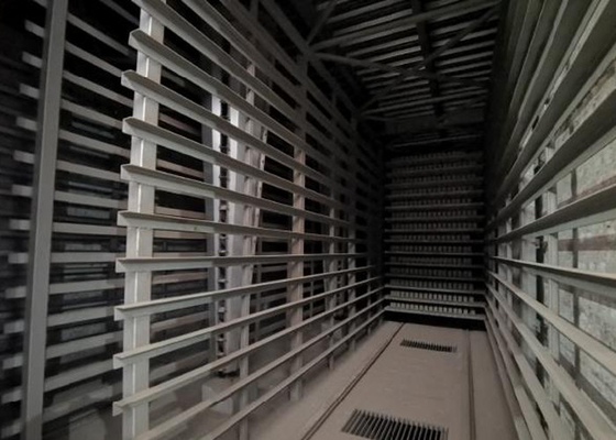 เครื่องเป่าอิฐดินเผาอัตโนมัติ 290KW ระบบห้องอบแห้งบล็อกดิน