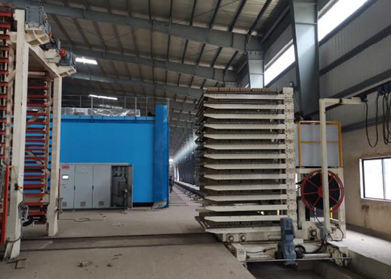 เครื่องเป่าอิฐดินเผาอัตโนมัติ 290KW ระบบห้องอบแห้งบล็อกดิน