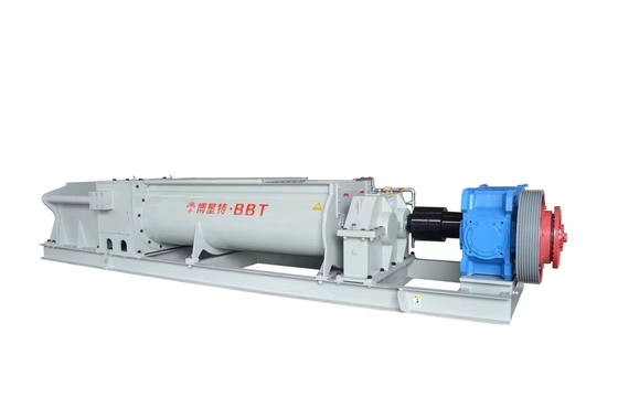 เครื่องผสมดินเหนียวเพลาคู่อัตโนมัติสำหรับเครื่องทำอิฐในปี 2566 BBT