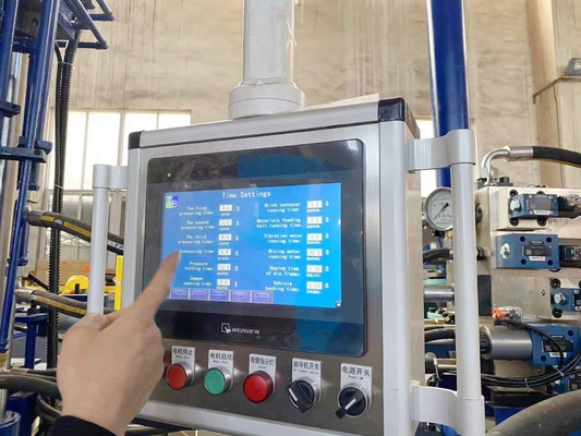 อาคารที่กําหนดเอง 200 T ถึง 1200 T เครื่องพิมพ์ไฮดรอลิกสําหรับการทําอิฐที่มีประสิทธิภาพสูง