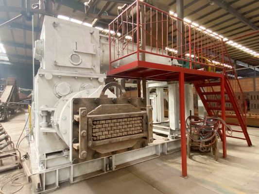 เครื่องทําอิฐดินกระเบื้องถ่านที่กําหนดเองแบบอัตโนมัติเต็ม