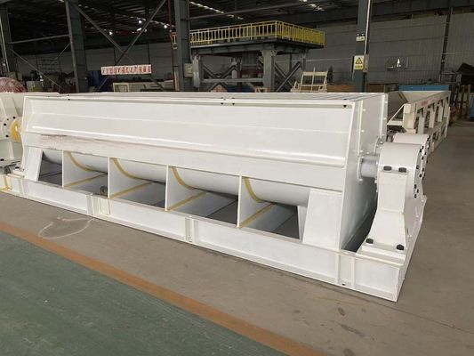 เครื่องผสมแบบใบพัดเพลาคู่ 75KW 60 - 110T/H เครื่องผสมสกรูคู่สำหรับการบด