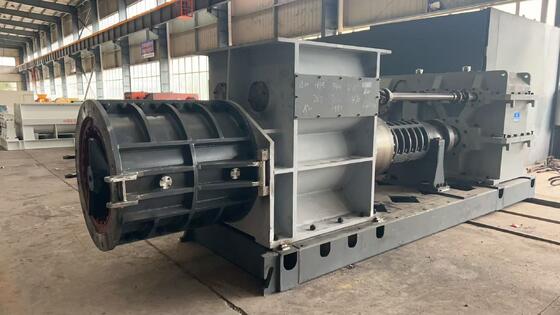 เครื่องทำอิฐดินเหนียวแบบอัดสุญญากาศอัตโนมัติ กำลังผลิต 100,000 ชิ้น/วัน