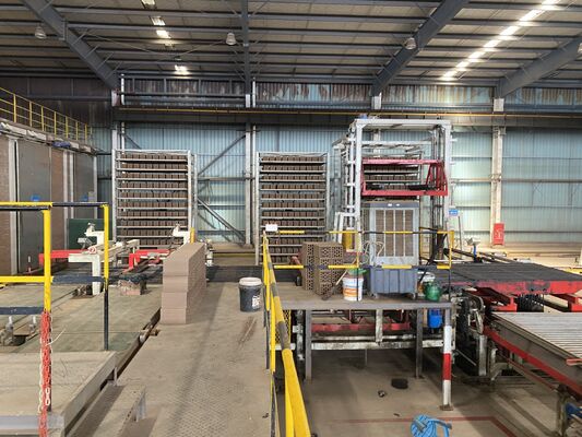 กระบวนการห้องแห้งอุโมงค์ชั้นเดียวสําหรับโรงงานอัตโนมัติอัดอัดดิน